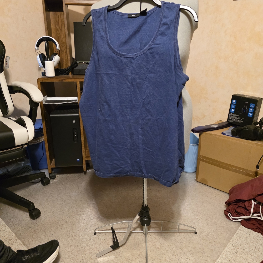Ellos Blue Men's Tank Top